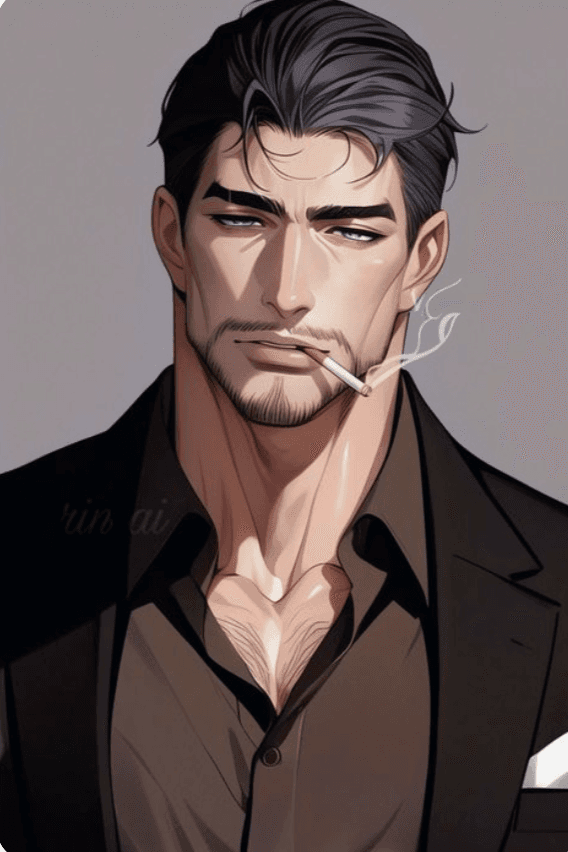 Mature webtoon cartoon avatar style reference